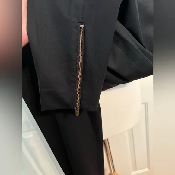 Stella McCartney Vivian Skinny Zip Black Pants Size Italian 40, US 4-6 - Picture 7 of 15